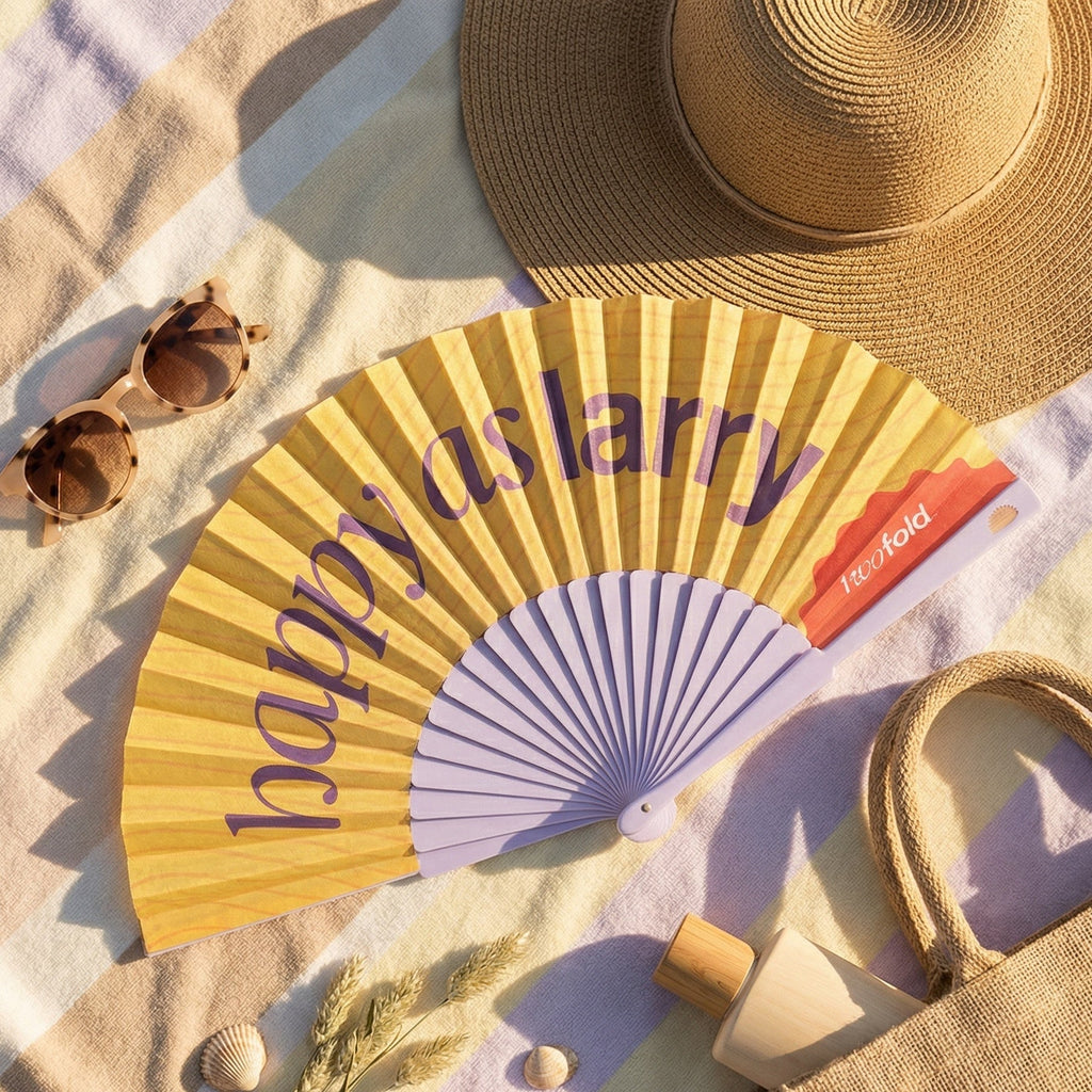 "Happy as Larry" Fan - Twofold